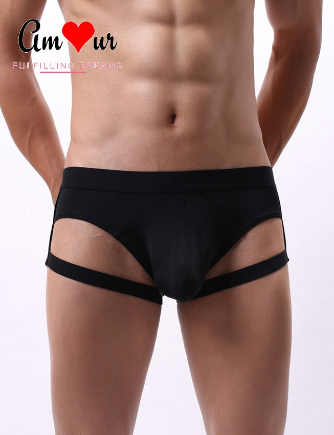 black leg rings male briefs