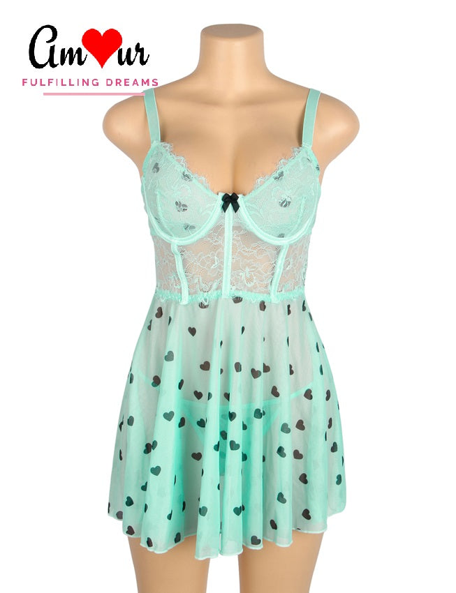 Hearts-A-Flutter Sexy Babydoll Dress