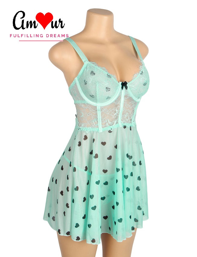 Hearts-A-Flutter Sexy Babydoll Dress