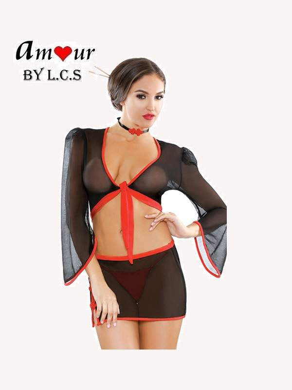 Mandarin Kiss Modern Geisha Costume Amour Lingerie Mandarin Kiss Modern Geisha Costume Amour Lingerie