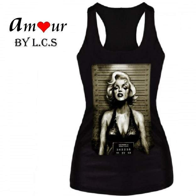 marilyn monroe spandex tank top