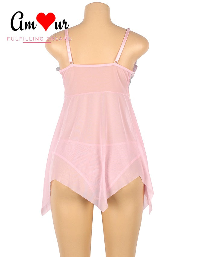Playful Flyaway Handkerchief Sexy Chemise
