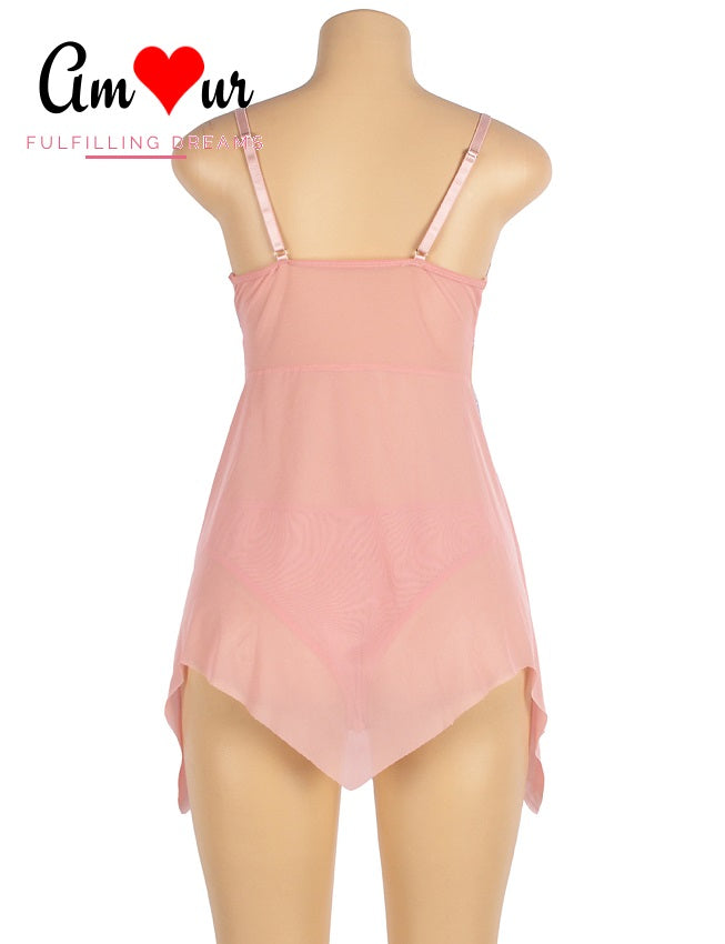 Playful Flyaway Handkerchief Sexy Chemise