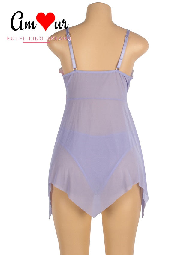 Playful Flyaway Handkerchief Sexy Chemise