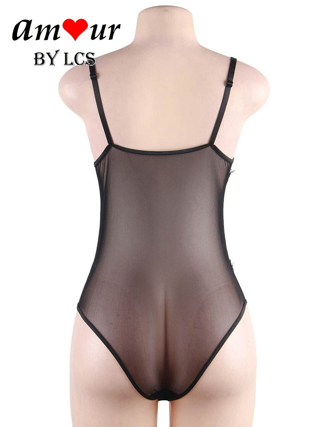 Sexy Floral Lace Teddy Lingerie