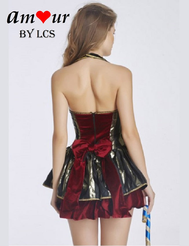 Sexy Naughty Aye Aye Captain Burgundy Cosplay Costume