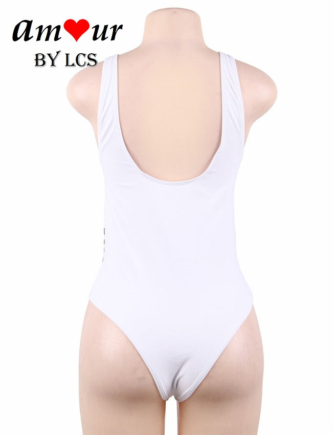 Elegant and Sexy Contrasting Colors Swimsuit