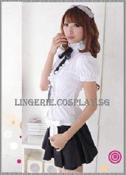 [sexy student uniform babydoll] - AMOUR Lingerie