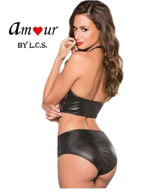 [sexy pvc leather lingerie] - AMOUR Lingerie