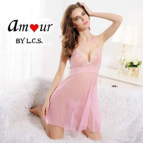 [sexy see through chemise] - AMOUR Lingerie