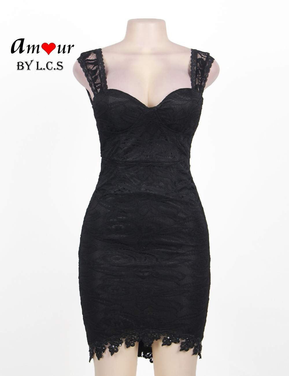 black dress on mannikin