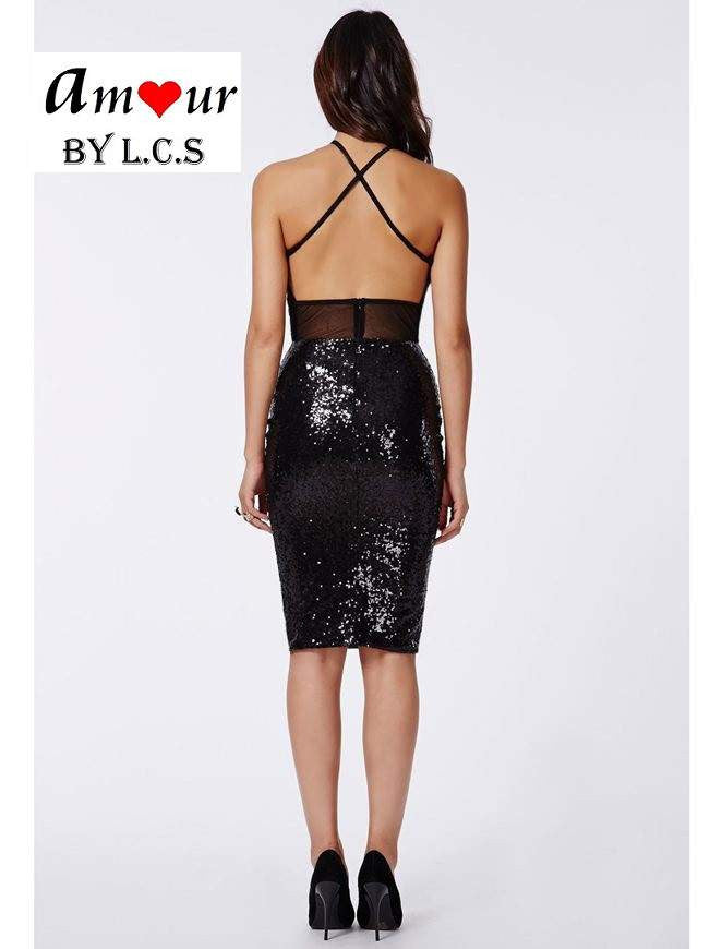 [sexy crossback clubbing dress] - AMOUR Lingerie