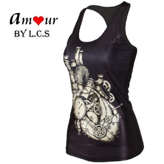 [compression racerback top] - AMOUR Lingerie