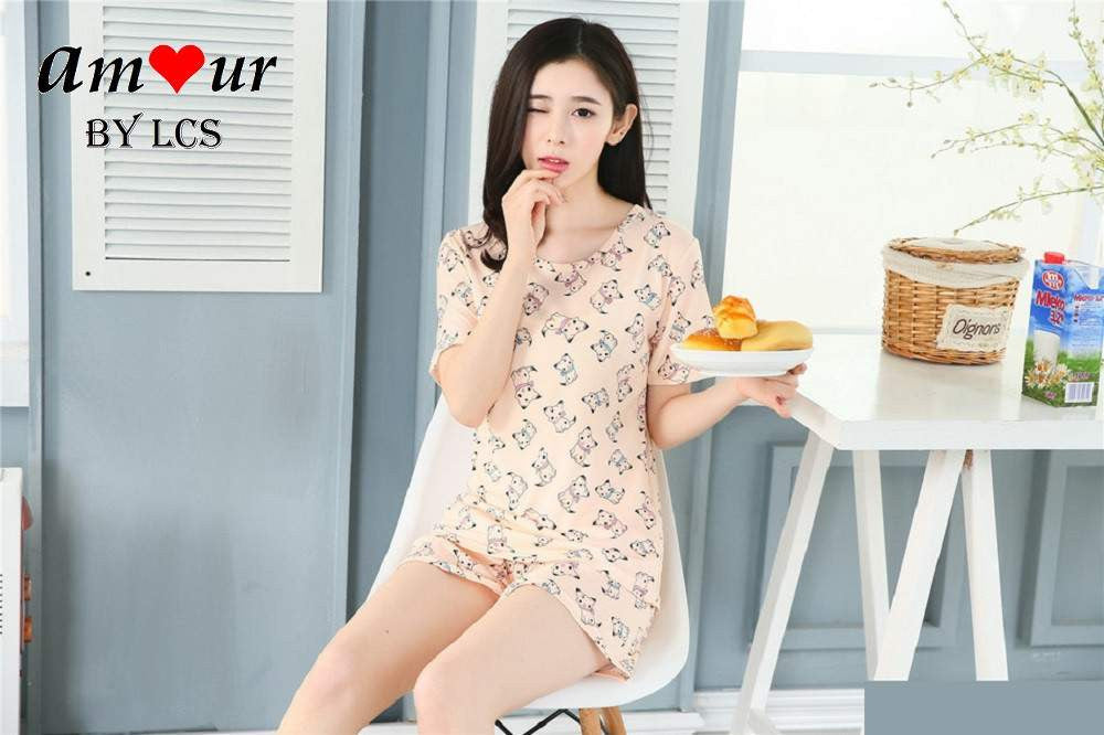 summer cotton pajamas sleepwear