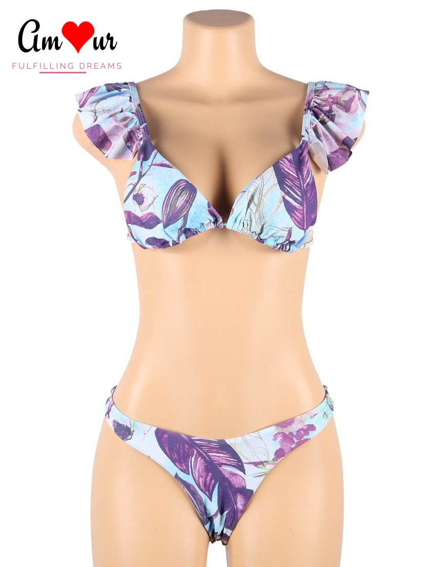 cap sleeve sexy bikini
