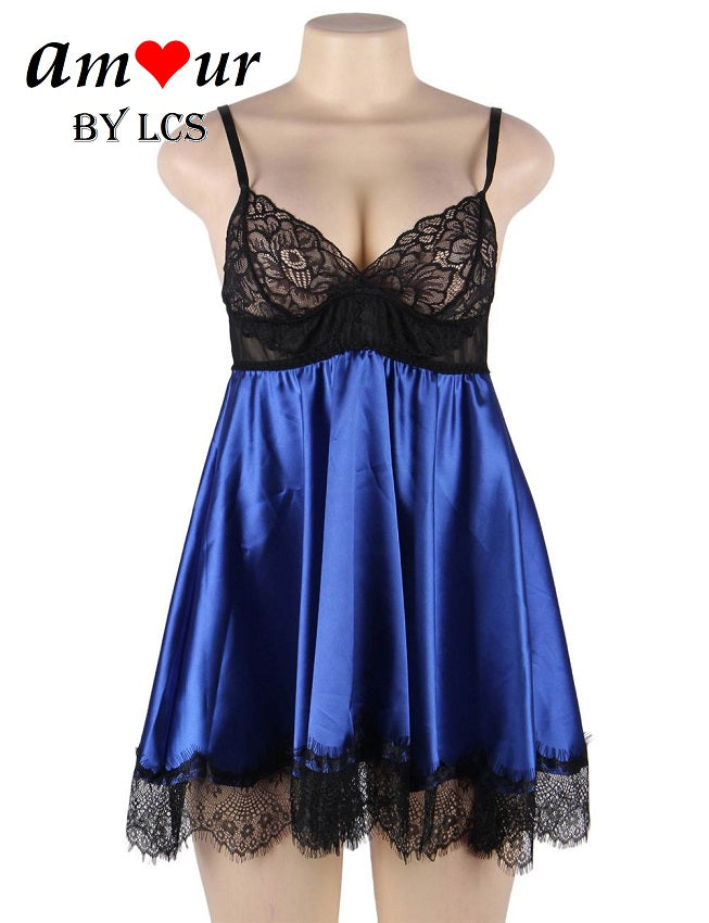 royal blue babydoll dress