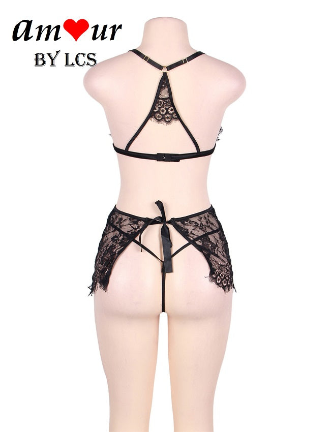 open back lace lingerie