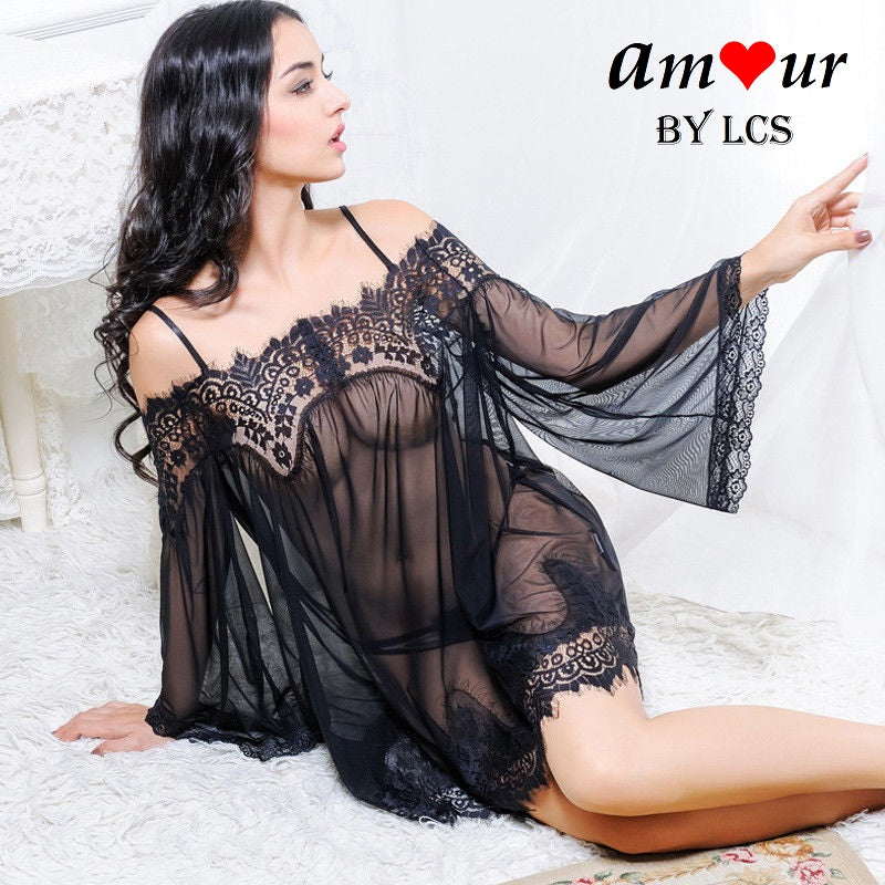 [sexy beach tunic kaftan] - AMOUR Lingerie
