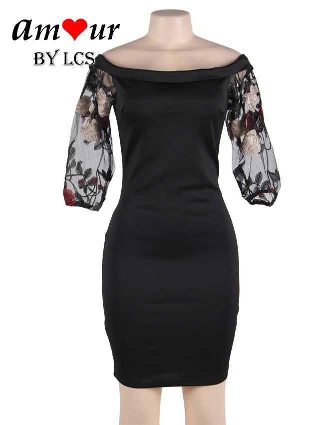 [sexy black clubbing dress] - AMOUR Lingerie