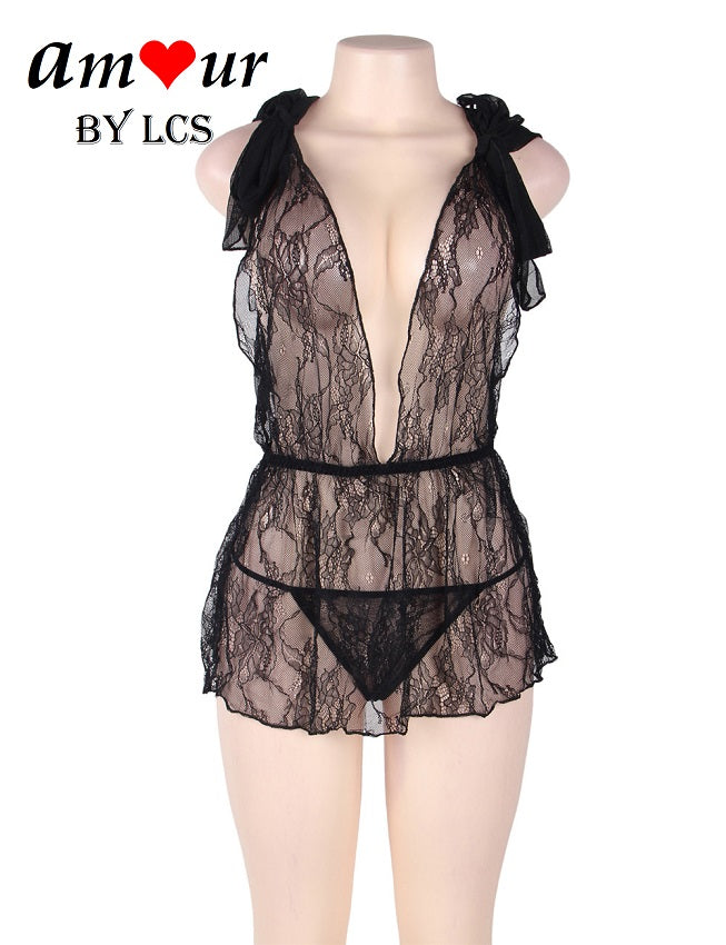 [sexy lace babydoll lingerie] - AMOUR Lingerie