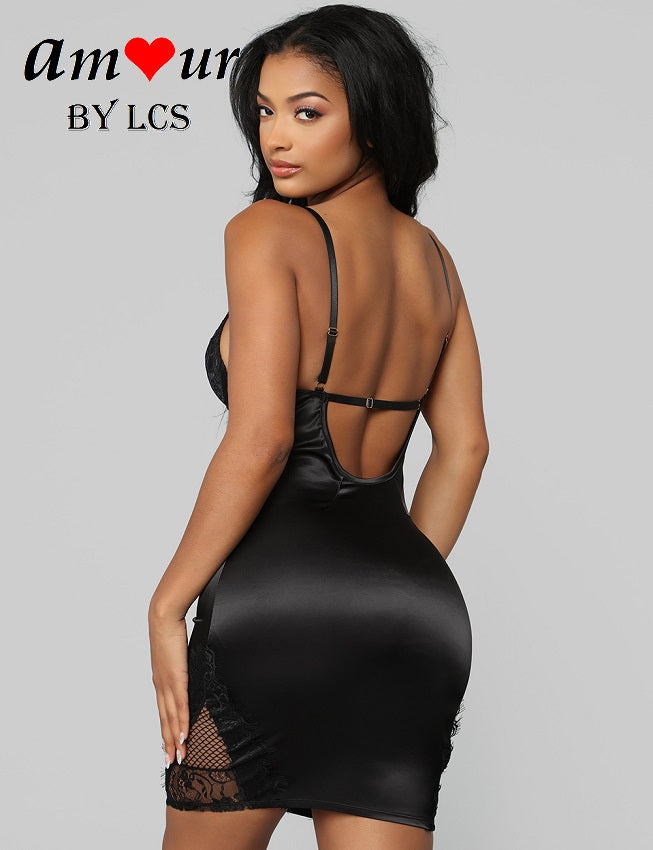 [black bareback club dress] - AMOUR Lingerie