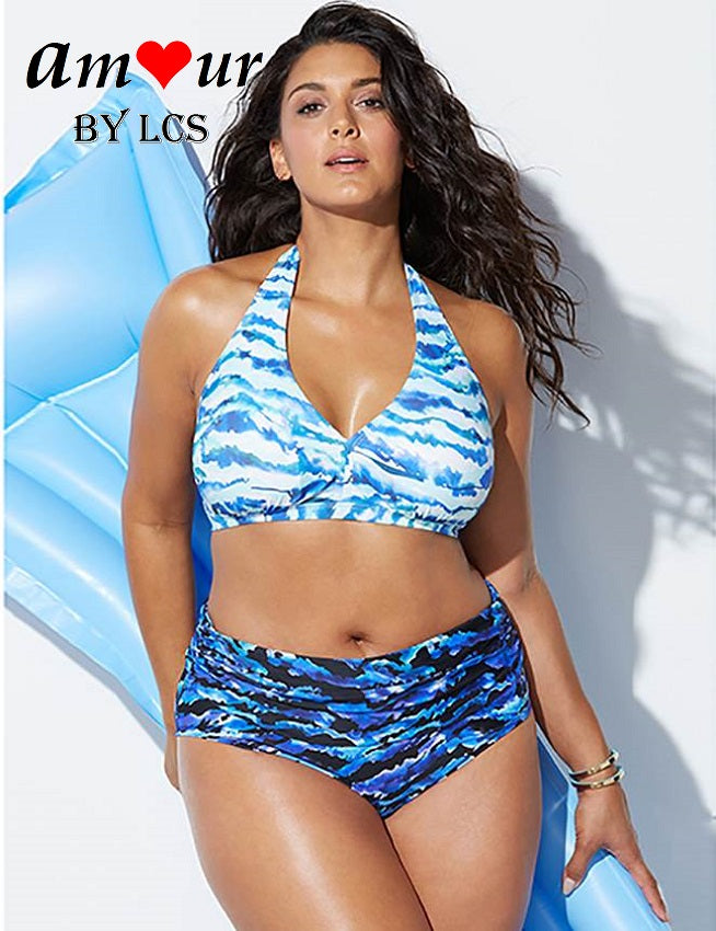 [beach waves 2piece swimwear] - AMOUR Lingerie
