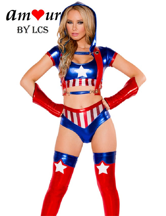[sexy female captain america] - AMOUR Lingerie
