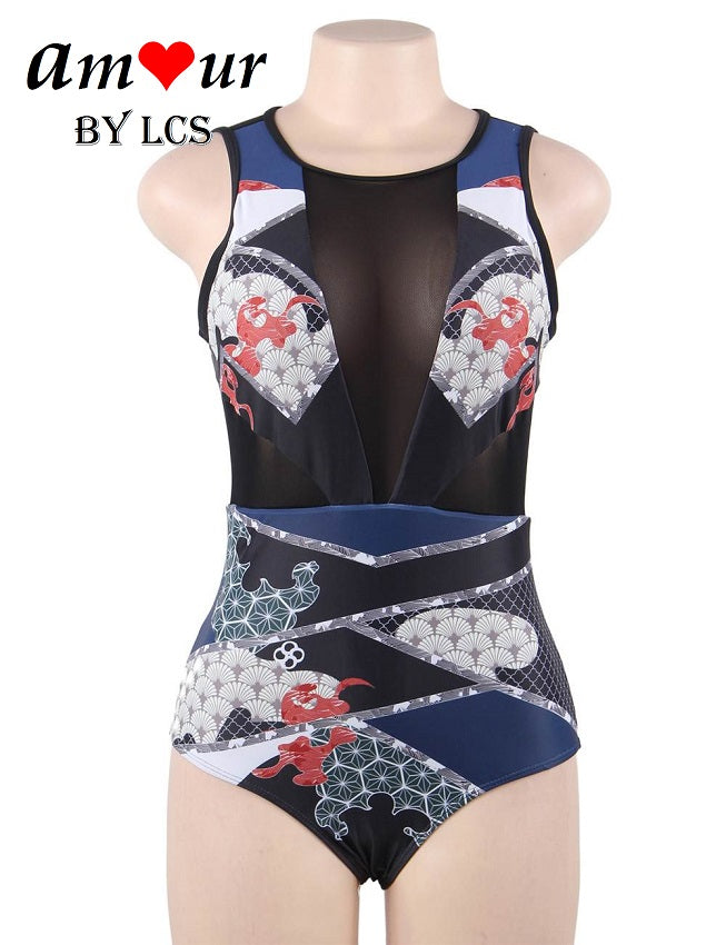 Refined Fukinsei Japanese Print Swimwear