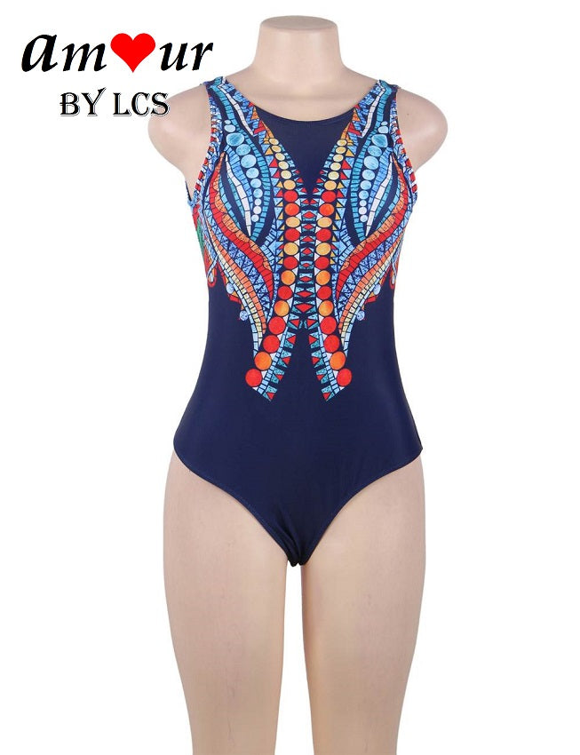 Mesmeric Beach and Pool Designer Print Swimming Costume