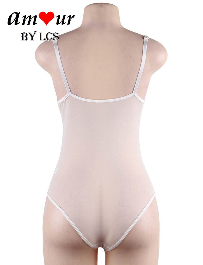 Sexy Floral Lace Teddy Lingerie